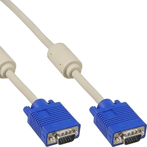 InLine 17713 kabel S-VGA 15-pin HD wtyczka 15 m Beige 4043718001507