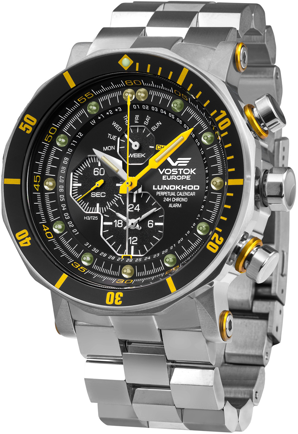 Vostok Europe Zegarek YM86-620A505B Lunokhod-2 Multifunctional -