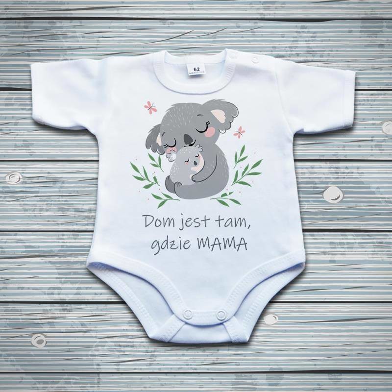 Poczpol Dom jest tam, gdzie MAMA - body niemowlęce PRZPOC-7-2658