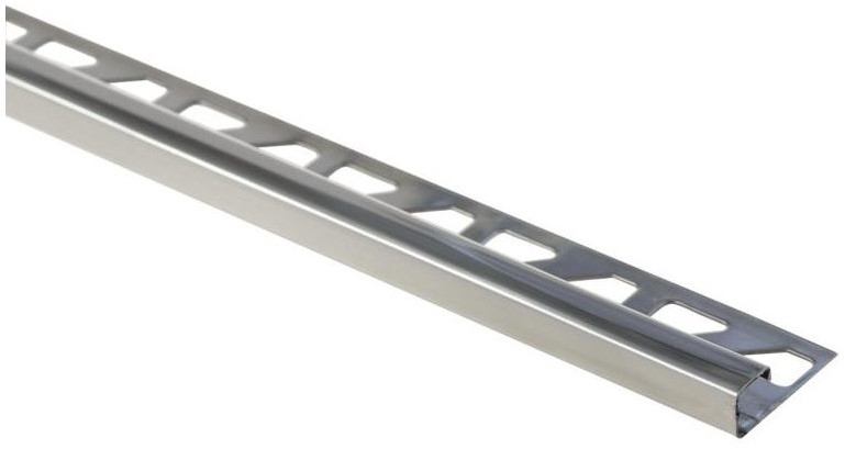 Cezar Profil do glaury Stal nierdzewna 10 X 32 mm / 2.5 m Srebrny
