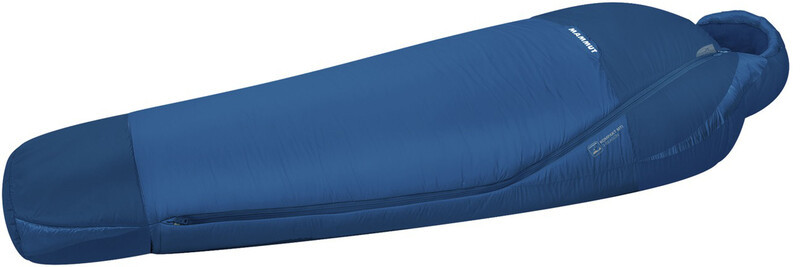 Mammut Kompakt MTI Summer Śpiwór 180cm, niebieski Right Zipper 2020 Śpiwory 2410-01781-5938-180-2