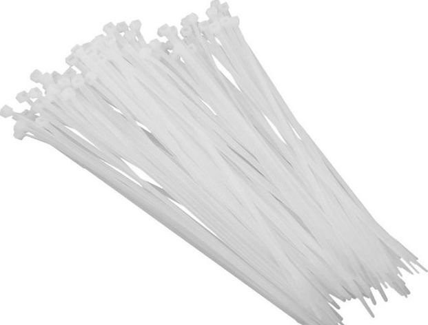 Staples Organizer  Opaska zaciskowa standard 200x2,5mm biały 25/p OB9516