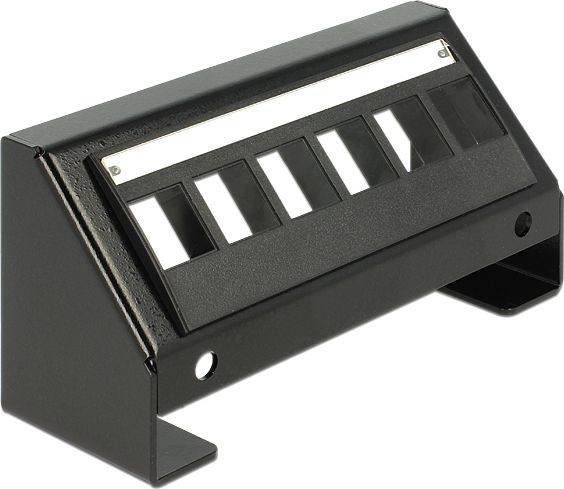 Delock Panel Keystone 6 portów półka na biurko 86268