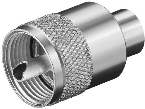 Unbekannt PL 259 UHF M SOLDER RG 58/U; przewód UHF wtyczka do maks. 5,3 MM; RG 58/U 10 szt. (11322 (10x)*A)