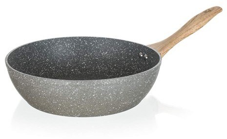 Banquet WOK patelnia Natural Stone, 28 x 7,8 cm,