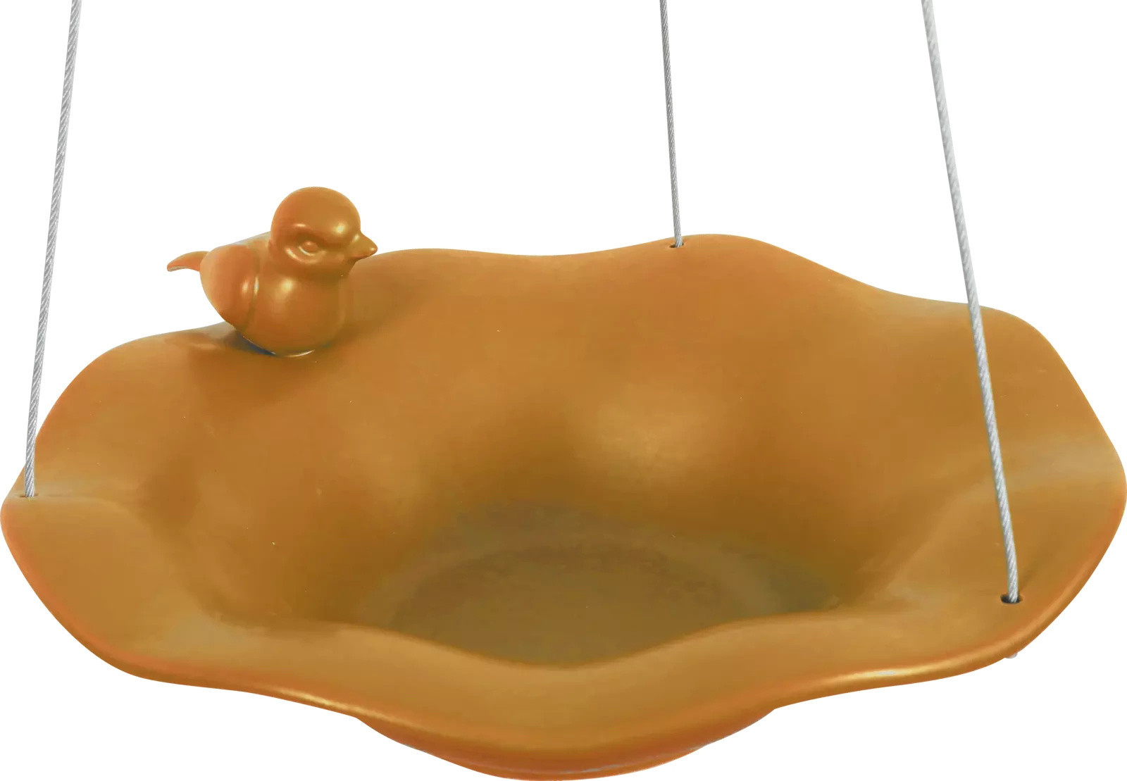Zolux Poidło basen ceramiczny z figurką ptaka kol miodowy 170661