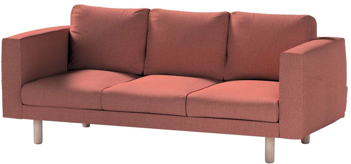 Dekoria pl pl Pokrowiec na sofę Norsborg 3-osobową brązowo-koniakowy 213 x 88 x 85 cm City 1022-704-84