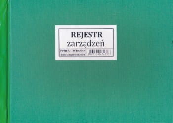 Firma krajewski Rejestr zarządzeń [Pu/Rzd-1] Pu/Rzd-1