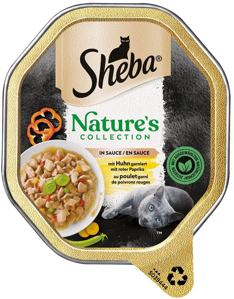 Sheba Nature´s Collection w sosie, 22 x 85 g - Z łososiem