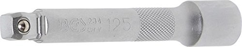 BGS przedłużenie przechylane 125 MM, 1/2 cala, matowo chromowany, 234