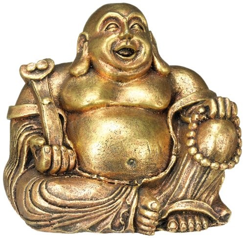 Nobby 28393 Aqua ornaments Budda złota, 13.5 x 11 x 12 cm