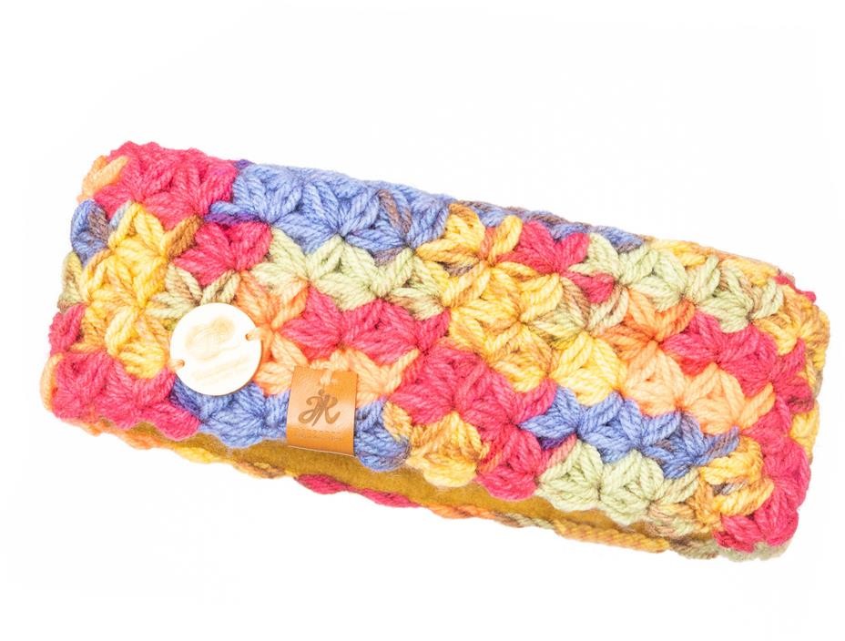 Niezwykle ciepła opaska na głowę Handmade