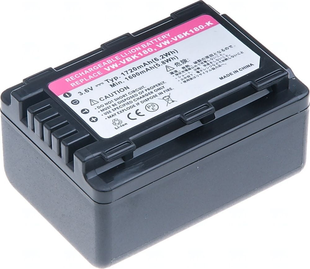 Panasonic Bateria T6 Power do SDR T95 Li Ion 1720 mAh 6,2 Wh) 3,6 V