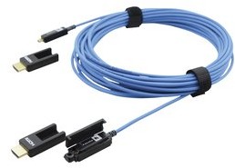 Kramer CLS-AOCH/XL aktywny, optyczny kabel HDMI 4K z odpinanymi wtykami, 30 m CLS-AOCH/XL-98