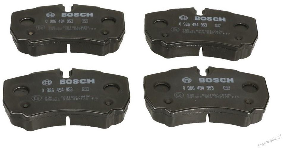 Bosch Klocki hamulcowe 0 986 494 953 BP1804 0986494953