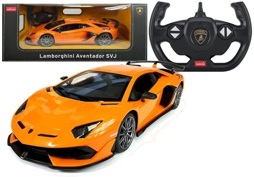Rastar Auto R/C Lamborghini Aventador 1:14 Pomarańczowy 4651