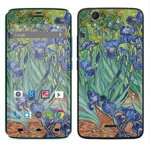 Wiko Royal Sticker Royal tatuaż ścienny RS. 107822 samoprzylepny do Birdy mit, motyw Iris RS.107822