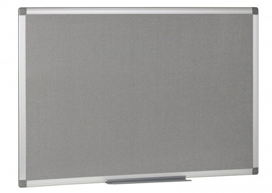 B2B Partner Tablica tekstylna - szara 1800 x 1200 mm 5459-9 grey