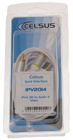 Celsus Celsus IPV2014 iPod 3G RCA kabel audio/wideo IPV2014