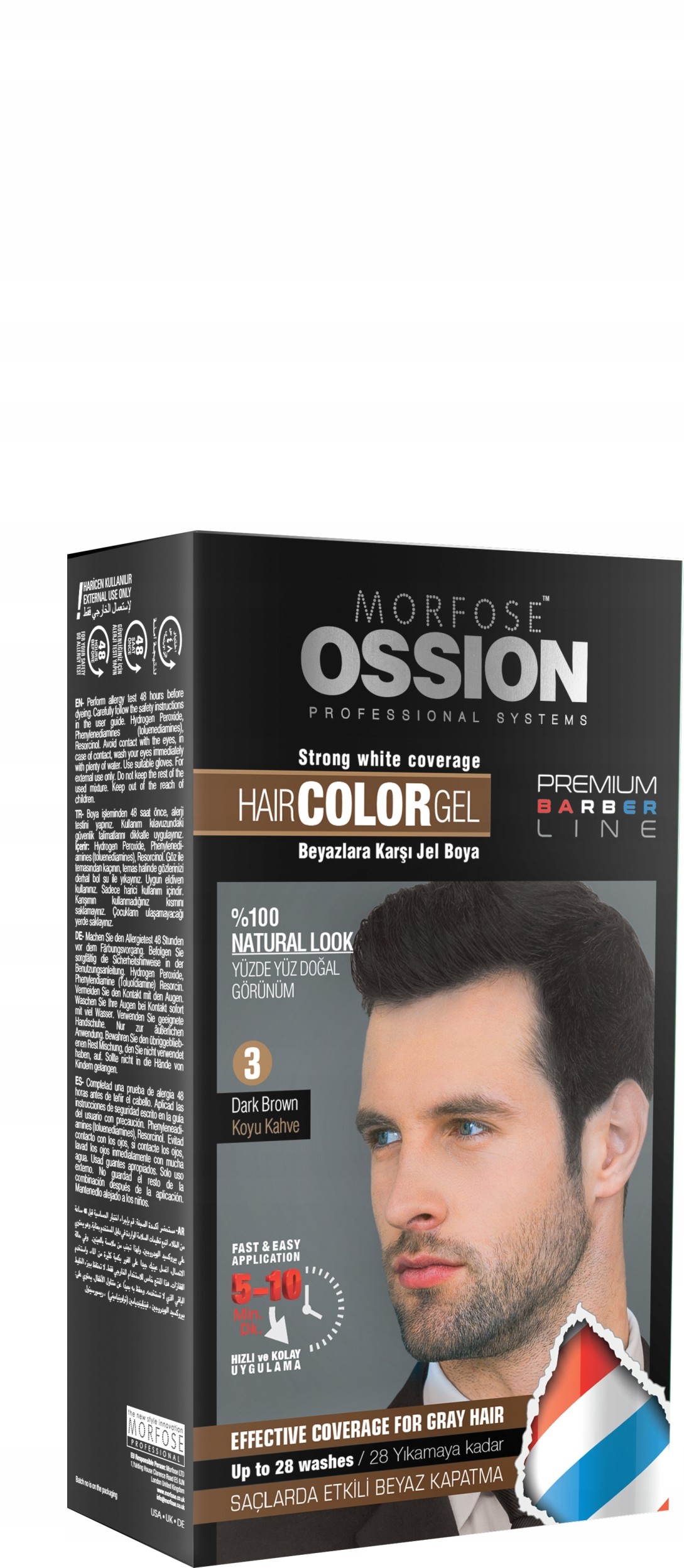 Morfose Ossion Żel Koloryzujący Ciemny Brąz Nr 3