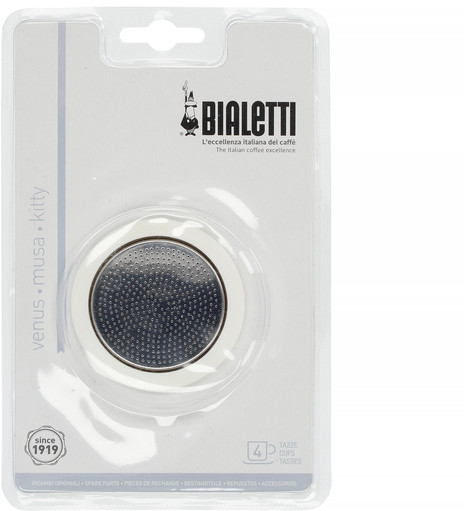 Bialetti Uszczelka + sitko do kawiarek stalowych 4tz 0005370X12