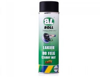 BOLL Lakier do felg samochodowych rally spray 500ml czarny mat WA24-8585
