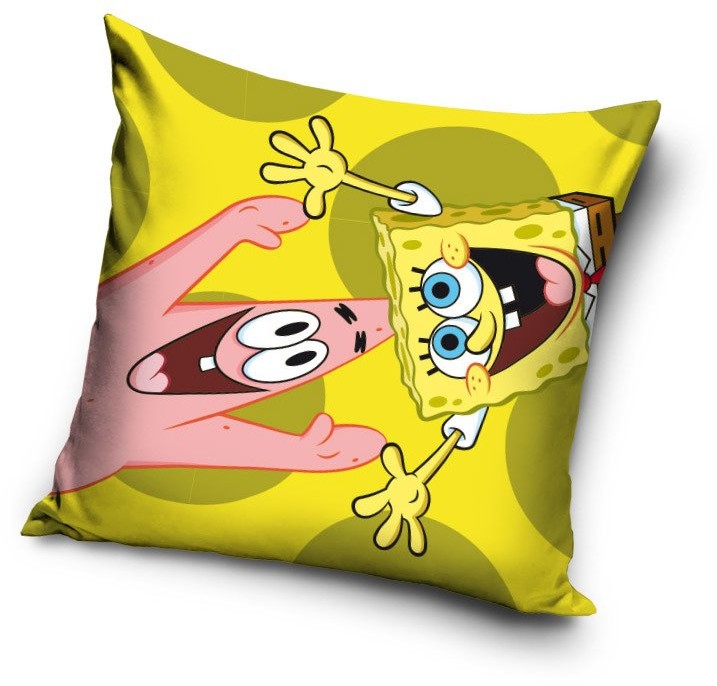 Euromat Poszewka Sponge Bob Kanciastoporty SBOB191001 40x40 cm 12689