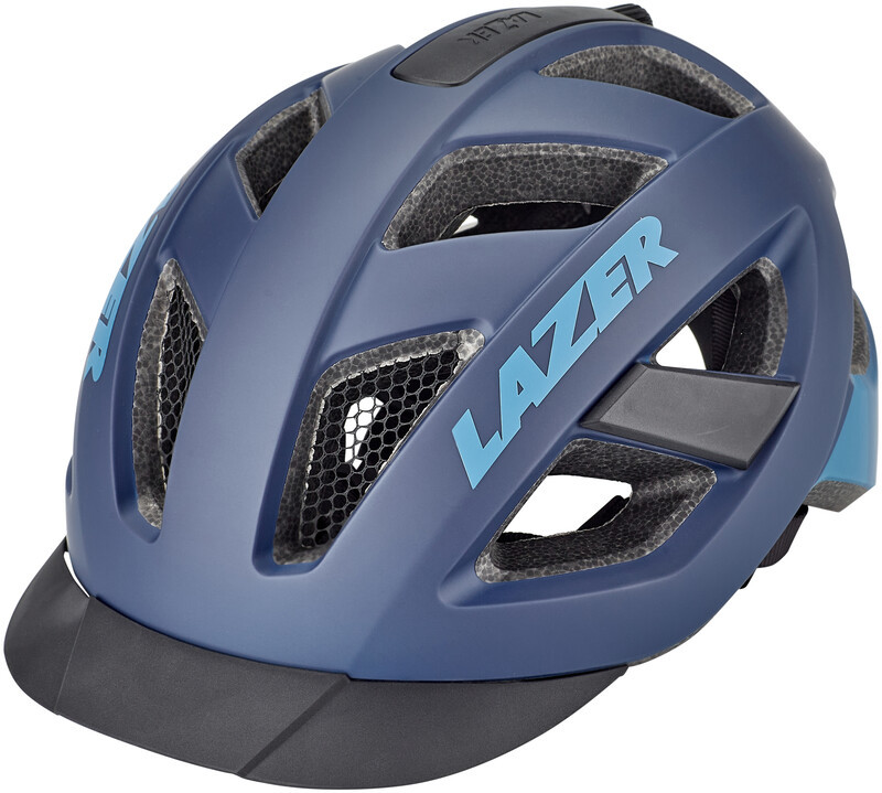 Lazer Cameleon Kask z moskitierą, niebieski/czarny L | 58-61cm 2022 Kaski miejskie i trekkingowe FA003714124