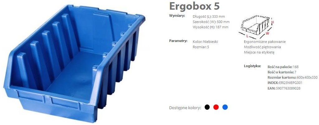 PATROL Group Ergobox 5 GROUP, 330 x 500 x 180 mm