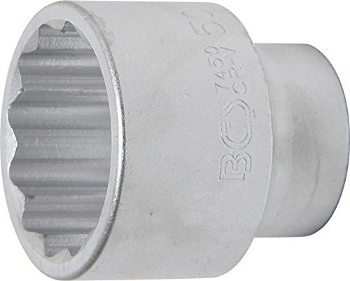 BGS wkładka klucza nasadowego, 3/4 cala, 12 kant, 50 MM, 1 sztuki, 7450