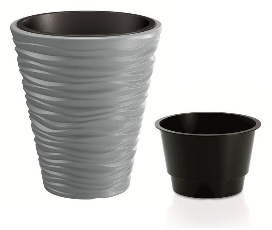 Prosperplast SAND Doniczka 34,5x38,5cm szary DBSA350