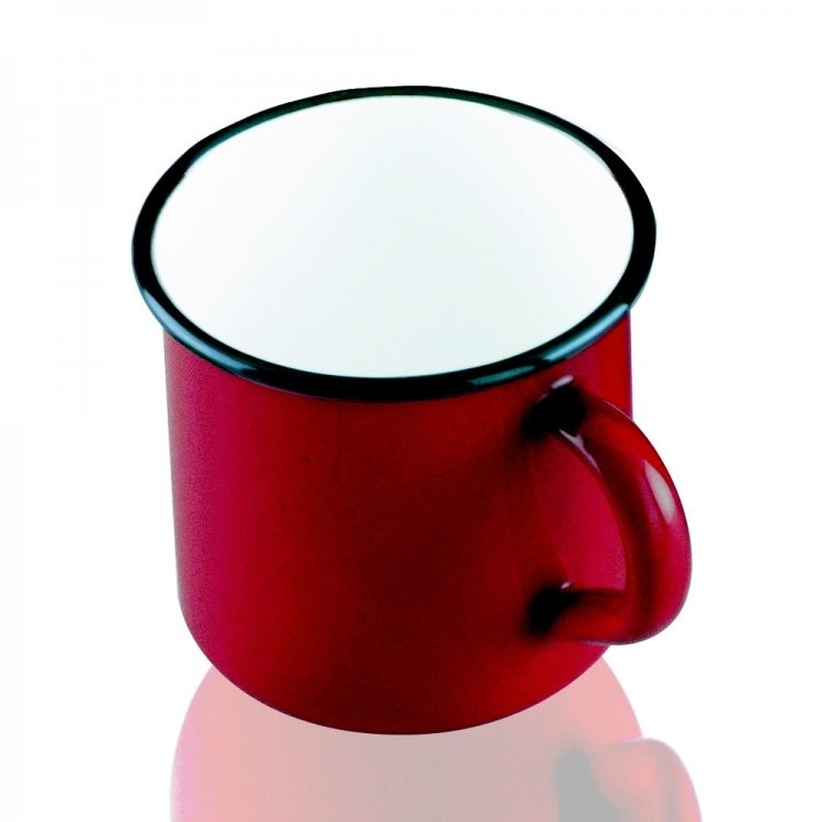 Ibili Kubek emaliowany IBILI, czerwony, 700 ml