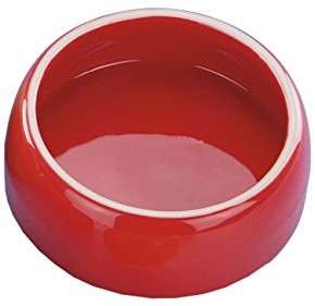 Nobby Keramik pojemnik na pokarm, 500 ml, czerwony