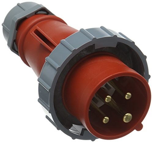 Mennekes wtyczka (firm) 282 AMV-Top poszczególnych część ciała, ochrona IP 67, 6 godzin Earth position, 4 pole, 16 A, 400 V, czerwony 282