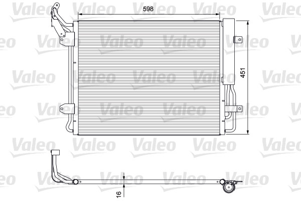 VALEO skraplacz 814091