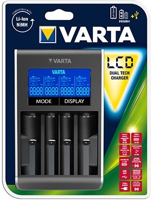 Varta ładowarka LCD DUAL TECH CHARGER 57676