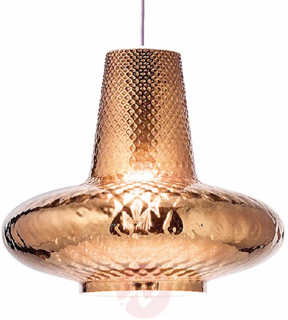 AILati Lampa wisząca Giulietta 130 cm, brąz metalik