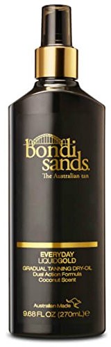 Wiele zarządzanych Bondi Sands codziennie płynnie złota próby poziomu solariach Sucha oleju 270 millilitres centrach B1058694