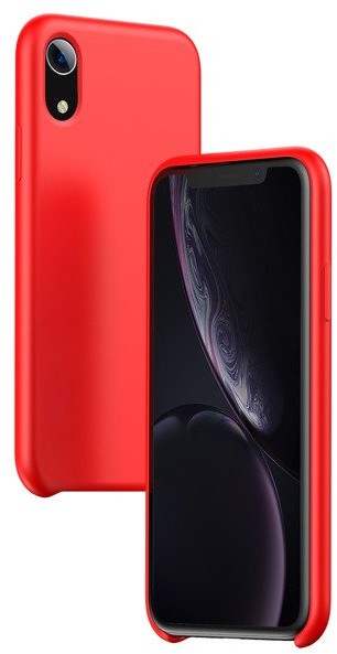Baseus Original LRS | Cienkie etui case pokrowiec ochronny do Apple iPhone XR | Czerwony WIAPIPH61-ASL09