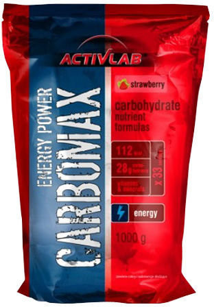 Activita Koncentrat węglowodanowy, Carbomax Energy Power, 3000 g, czarna porzeczka