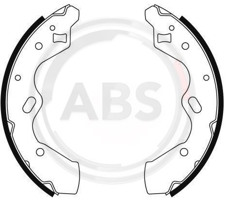 A.B.S. Zestaw szczęk hamulcowych 9067