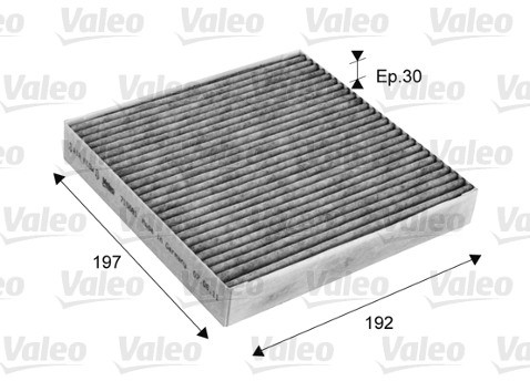 VALEO Filtr, wentylacja przestrzeni pasażerskiej 715681