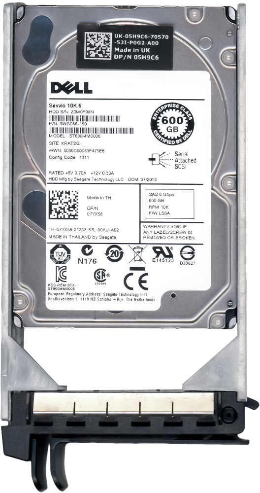 Dell 07YX58 600GB 10K Sas 6G 2.5'' ST600MM0006