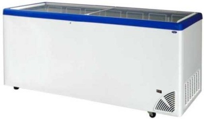 Byfal Witryna chłodnicza skrzyniowa z szybą płaską i elektronicznym sterownikiem 650 l | ARO-700/3-A ARO-700/3-A