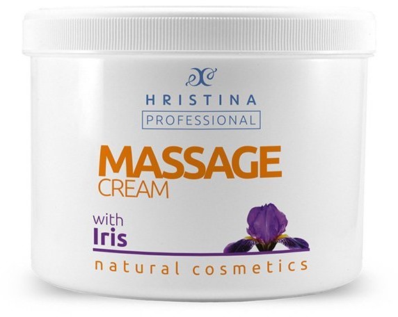 Hristina Hristina Naturalny krem do masażu irys 500 ml