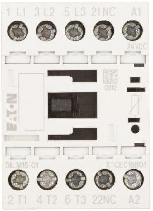 Eaton Stycznik mocy 15A 3P 24V DC 0Z 1R DILM15-01(24VDC) 290108