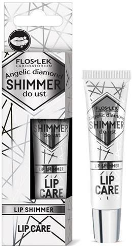 Floslek Floslek  Lip Care Shimmer do ust Angelic Diamond transparentny 10g 61722-uniw