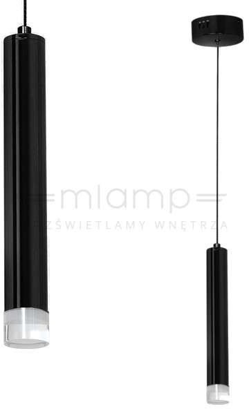 Milagro Lampy Lampa wisząca CARBON 182 Matowy czarny 5W 182