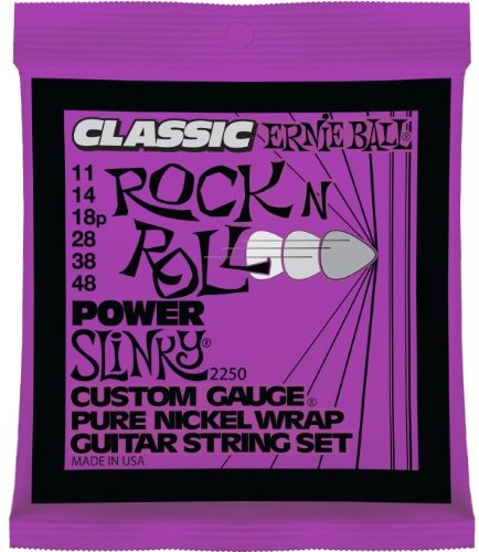Ernie Ball Classic Pure Nickel Rock N Roll electric Guitar Strings 2250