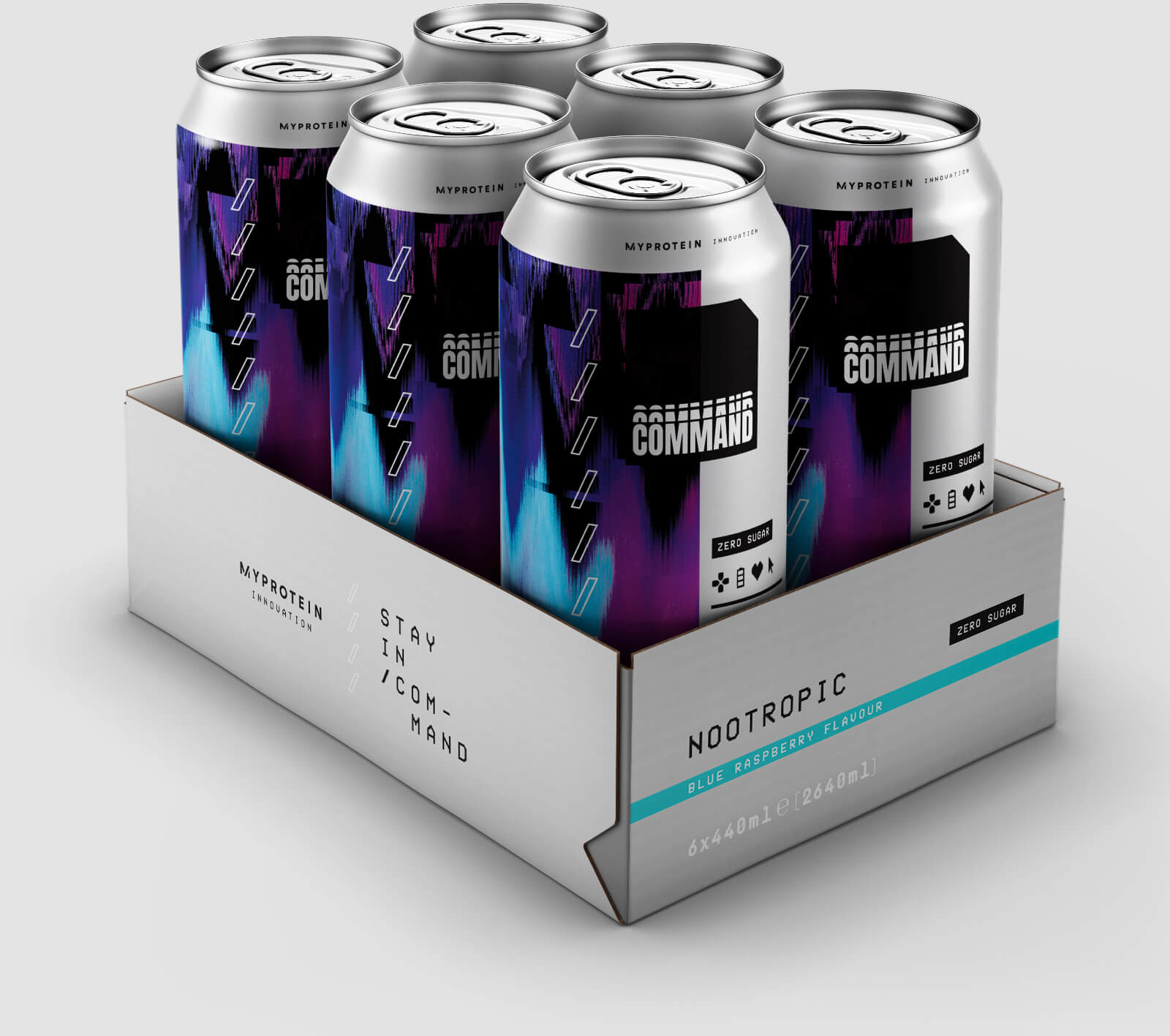 E-Sports Command Energy Drink - Blue Raspberry